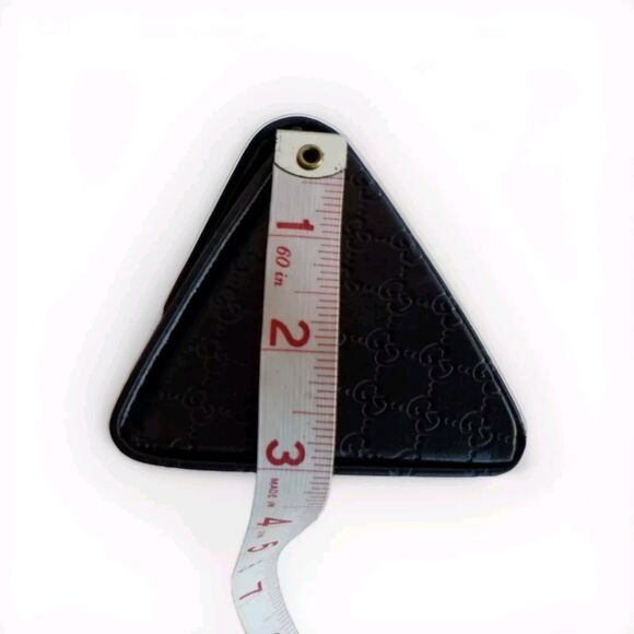 Gucci Sunglass Case Foldable Brown Logo Grey Felt Inside Case Only No Cloth New - Picture 8 of 8